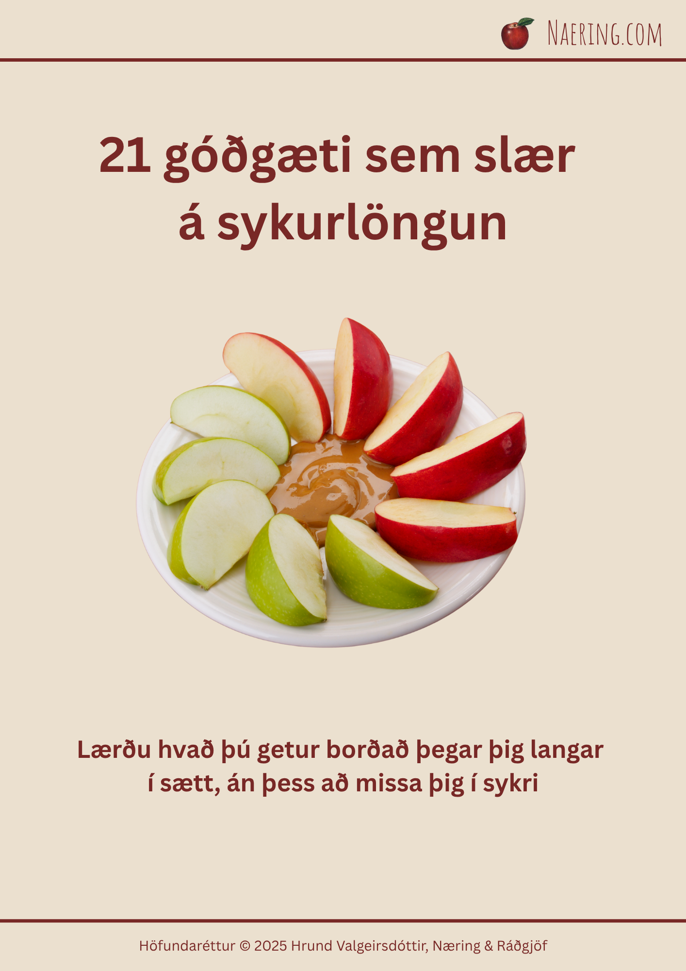 21 góðgæti sem slær á sykurlöngun eftir Hrund Valgeirsdóttur
